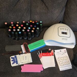 Jodsone Gel Nail Art Kit with UV Lamp